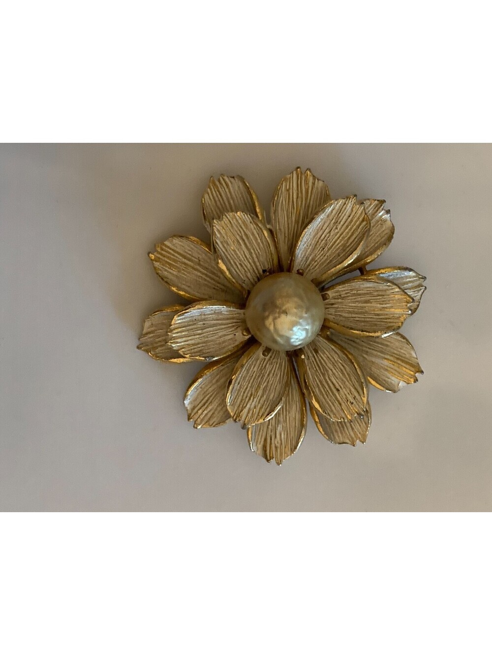 Lovely Coro Flower Brooch Pin